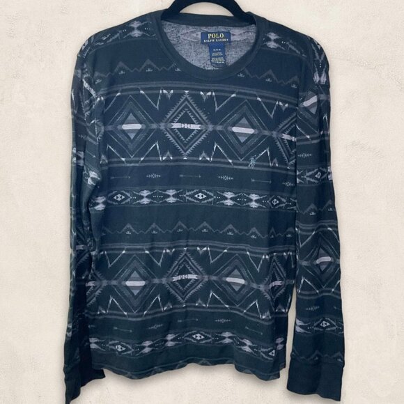 POLO Ralph Lauren Tribal Sweat Shirt Size M - Picture 1 of 4